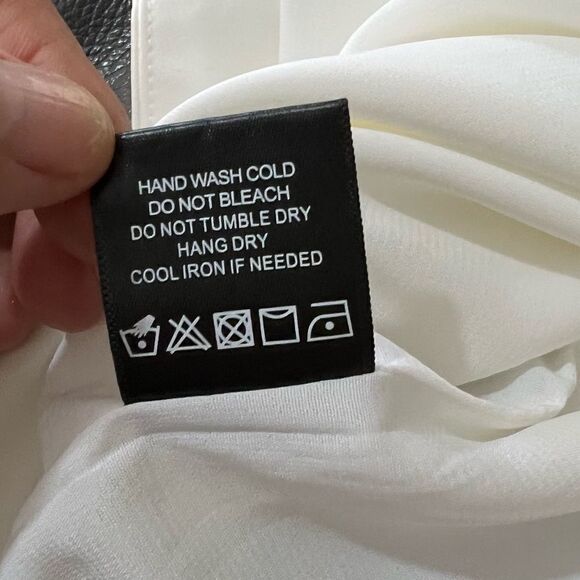 NEW! Revolve NBD Tere One Shoulder Mini Bridal Shower Cocktail White Dress Sz M - Picture 14 of 15